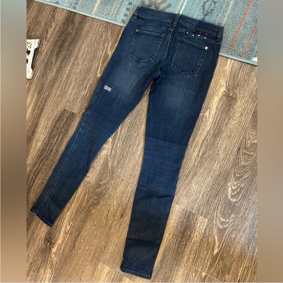 Ksubi Denim - Ksubi Womens Dark Wash Denim Pocket Casual Skinny Jeans Size 27